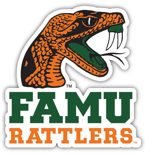 Florida A&M Rattlers 12-Inch on one of its sides NCAA Durable School Spirit Vinyl Decal Sticker