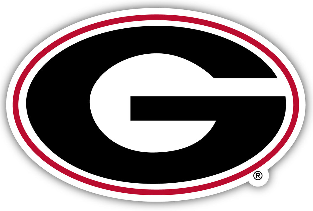 Georgia Bulldogs 4-Inch Elegant School Logo NCAA Vinyl Decal Sticker for Fans, Students, and Alumni