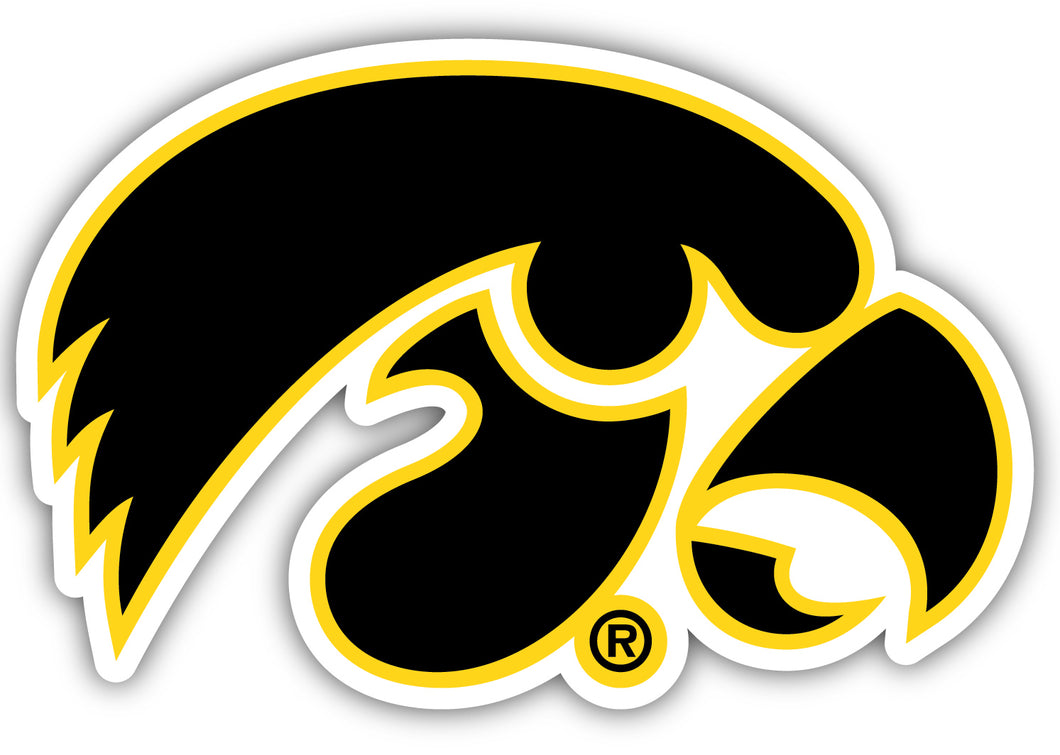 Iowa Hawkeyes 12-Inch on one of its sides NCAA Durable School Spirit Vinyl Decal Sticker