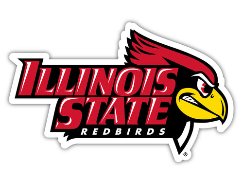 Illinois State Redbirds 10-Inch on one of its sides NCAA Durable School Spirit Vinyl Decal Sticker