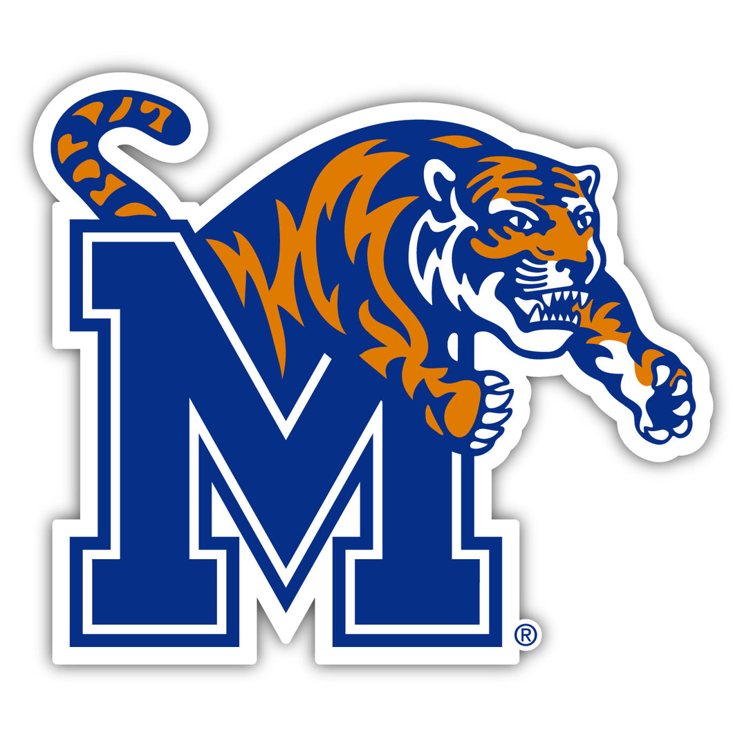 Memphis Tigers 12-Inch on one of its sides NCAA Durable School Spirit Vinyl Decal Sticker