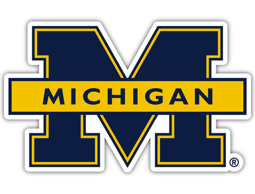Michigan Wolverines 4-Inch Elegant School Logo NCAA Vinyl Decal Sticker for Fans, Students, and Alumni