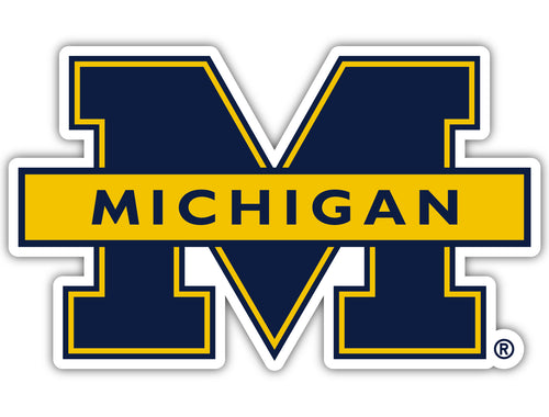 Michigan Wolverines 12-Inch on one of its sides NCAA Durable School Spirit Vinyl Decal Sticker