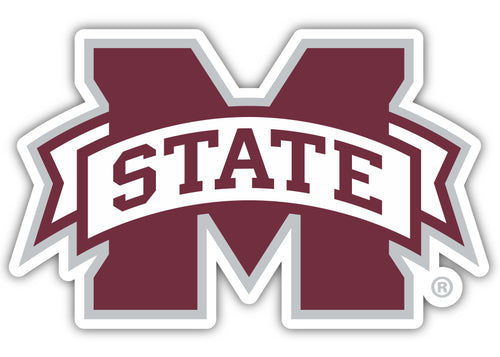 Mississippi State Bulldogs 4-Inch Elegant School Logo NCAA Vinyl Decal Sticker for Fans, Students, and Alumni