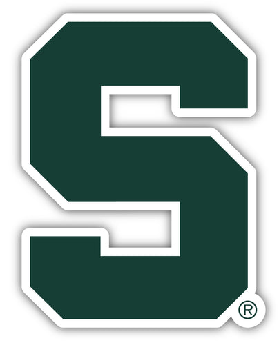 Michigan State Spartans 4-Inch Elegant School Logo NCAA Vinyl Decal Sticker for Fans, Students, and Alumni