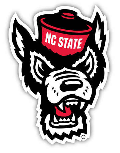 NC State Wolfpack 4-Inch Elegant School Logo NCAA Vinyl Decal Sticker for Fans, Students, and Alumni