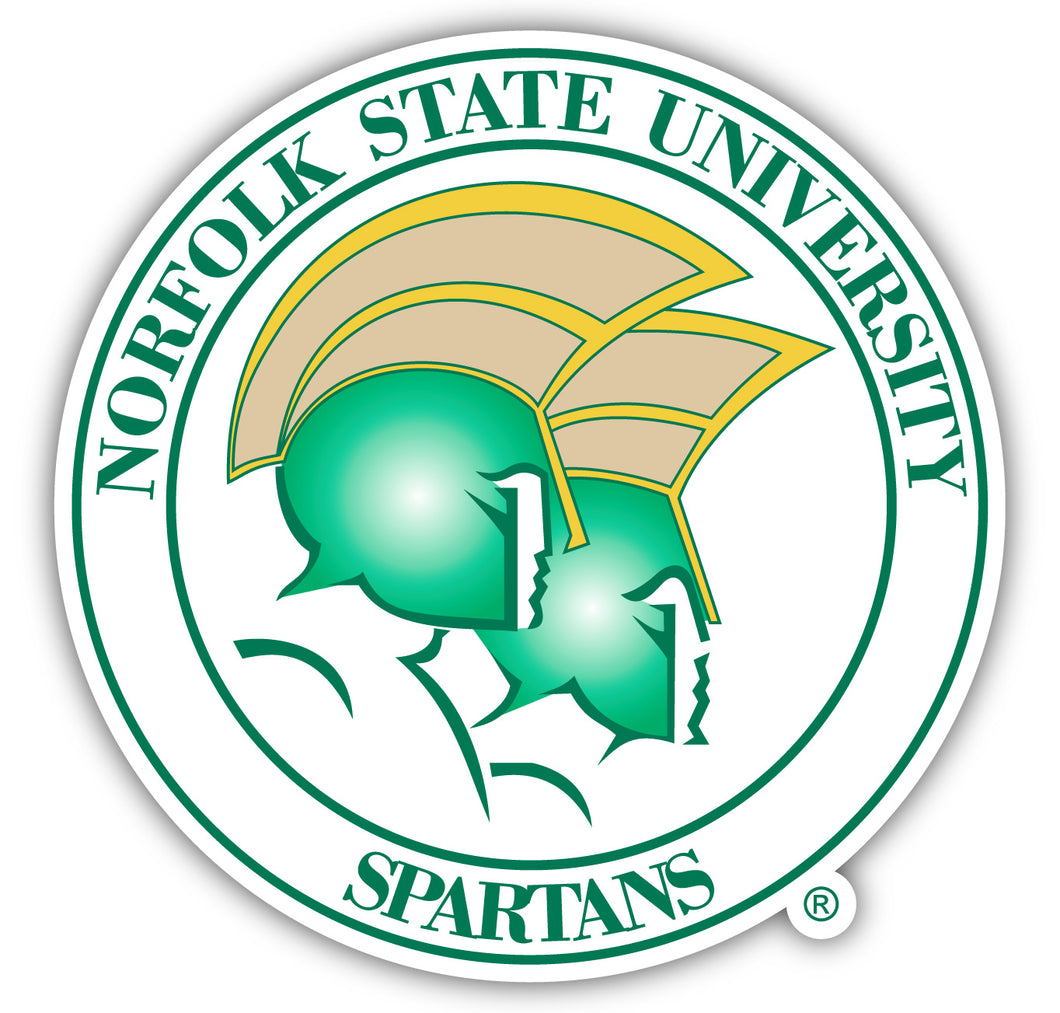 Norfolk State University 4-Inch Elegant School Logo NCAA Vinyl Decal Sticker for Fans, Students, and Alumni