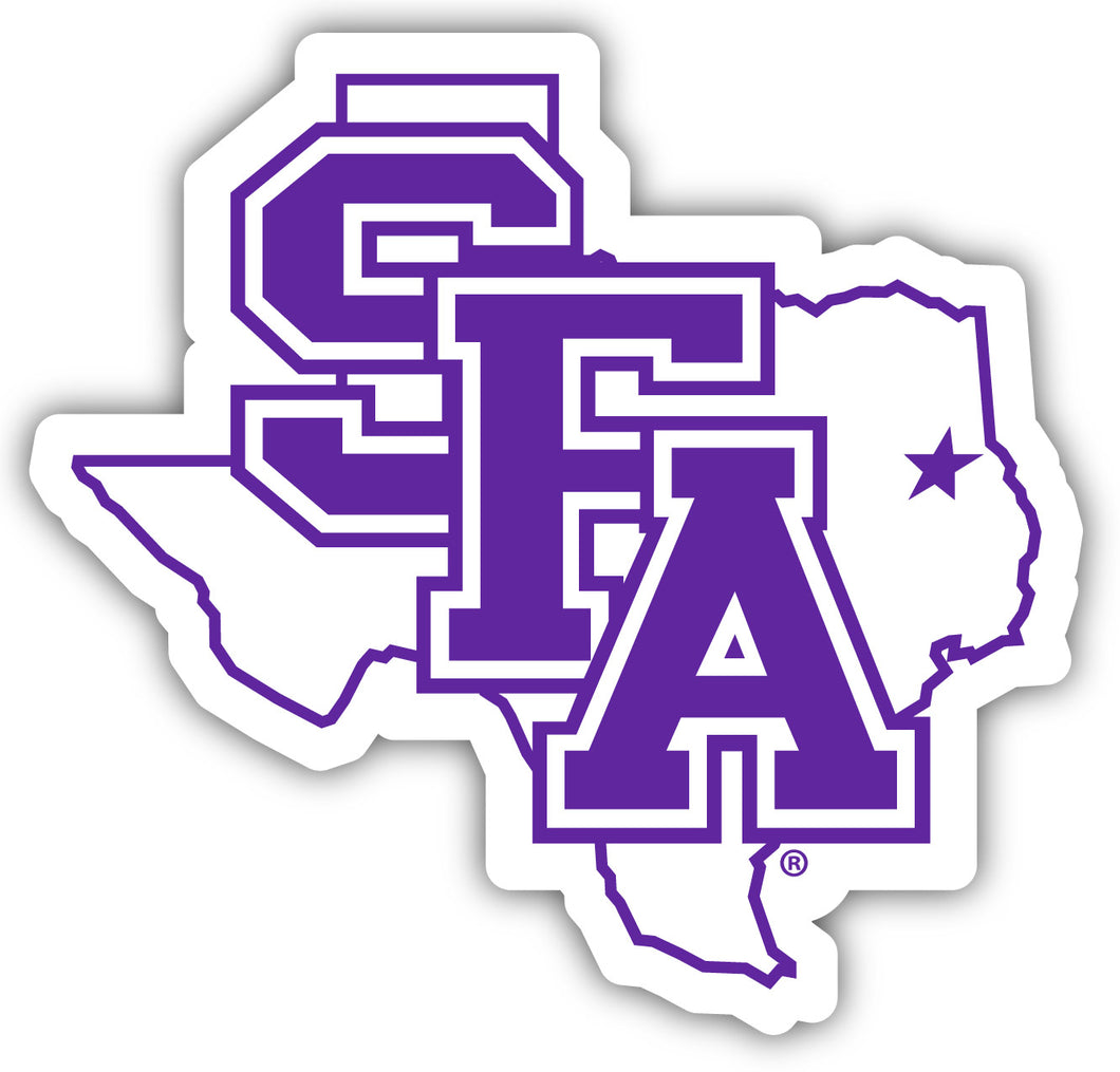 Stephen F. Austin State University 10-Inch on one of its sides NCAA Durable School Spirit Vinyl Decal Sticker