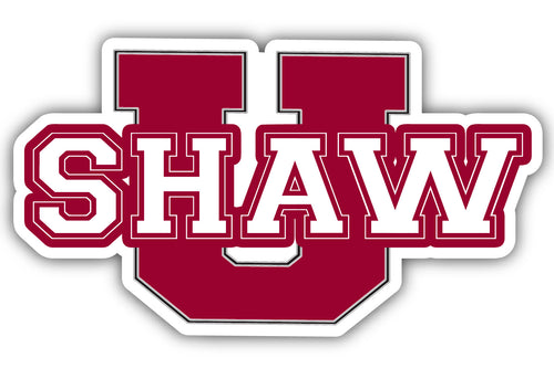 Shaw University Bears 4-Inch Elegant School Logo NCAA Vinyl Decal Sticker for Fans, Students, and Alumni