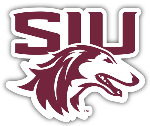 Southern Illinois Salukis 4-Inch Elegant School Logo NCAA Vinyl Decal Sticker for Fans, Students, and Alumni