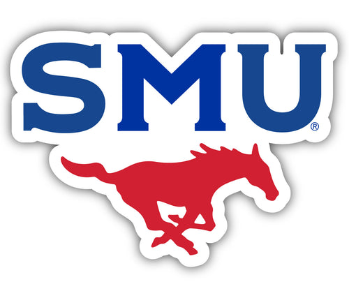 Southern Methodist University 12-Inch on one of its sides NCAA Durable School Spirit Vinyl Decal Sticker