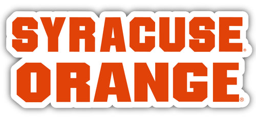 Syracuse Orange 4-Inch Elegant School Logo NCAA Vinyl Decal Sticker for Fans, Students, and Alumni