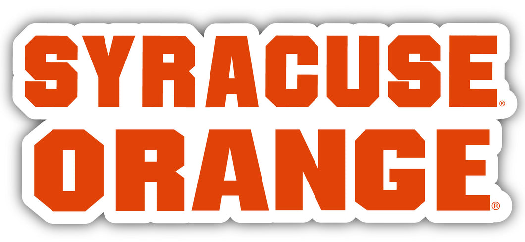 Syracuse Orange 10-Inch on one of its sides NCAA Durable School Spirit Vinyl Decal Sticker