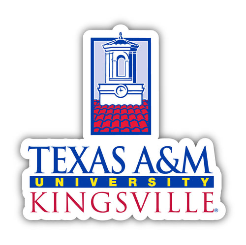Texas A&M Kingsville Javelinas 4-Inch Elegant School Logo NCAA Vinyl Decal Sticker for Fans, Students, and Alumni
