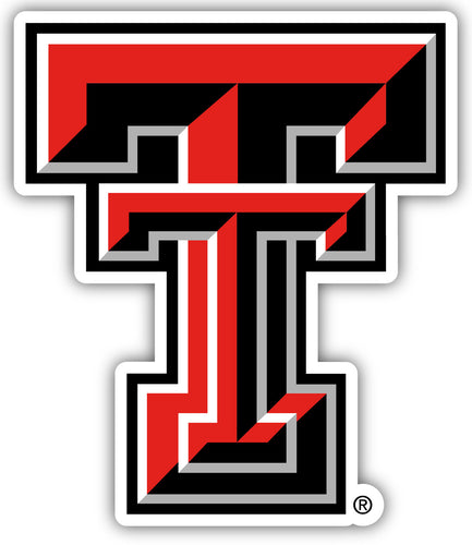 Texas Tech Red Raiders 2-Inch on one of its sides NCAA Durable School Spirit Vinyl Decal Sticker