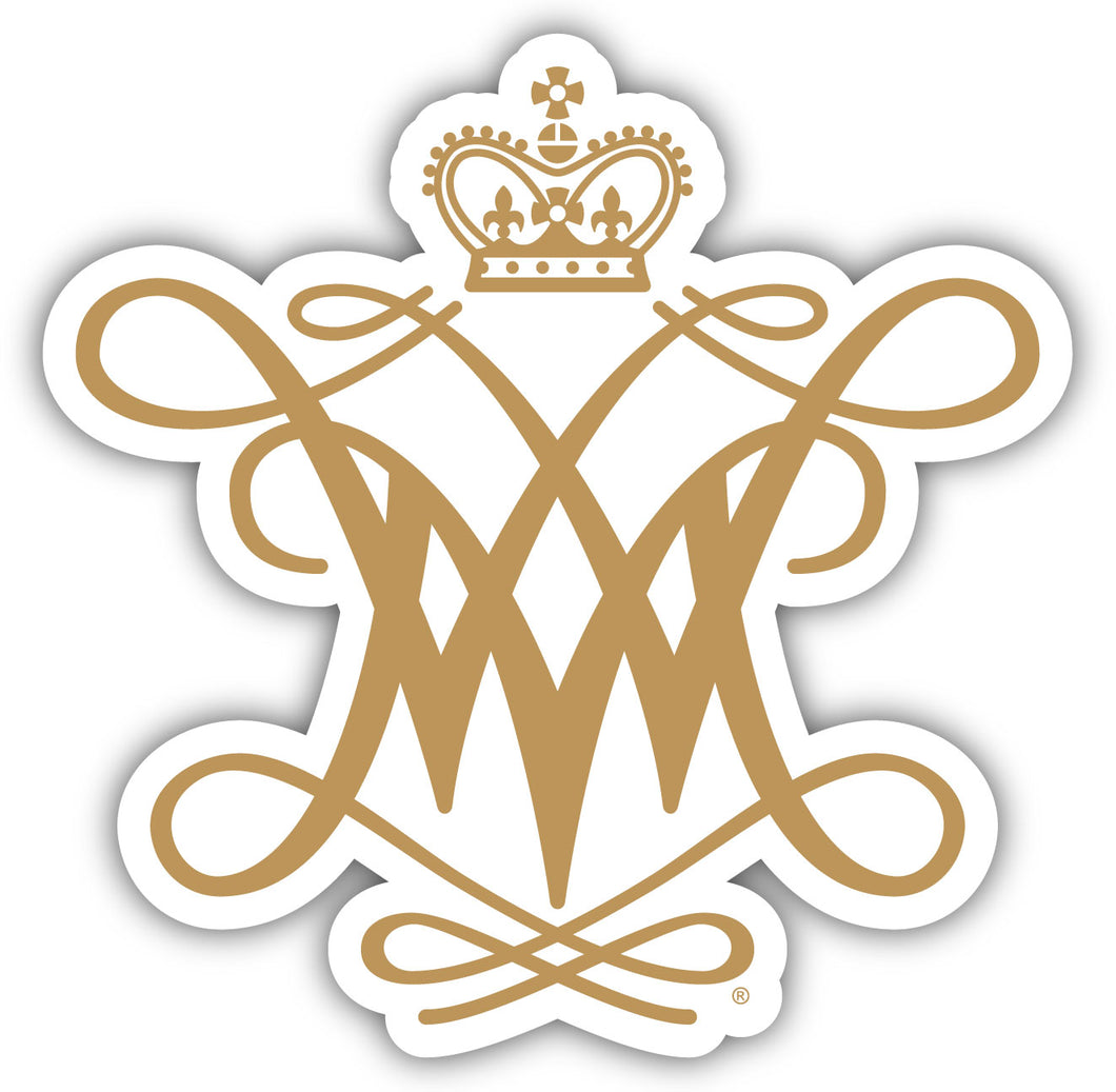 William and Mary 2-Inch on one of its sides NCAA Durable School Spirit Vinyl Decal Sticker