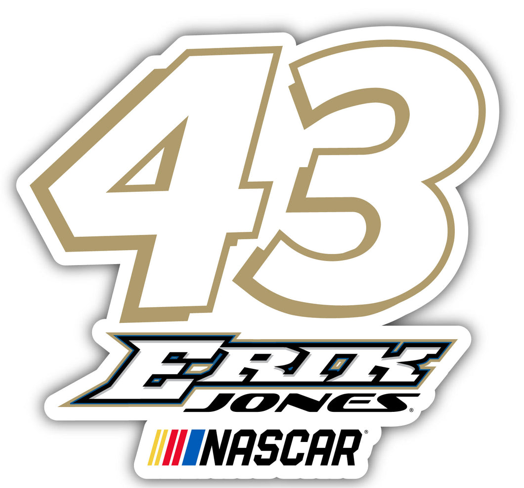 #43 Erik Jones  4-Inch Number Laser Cut Decal