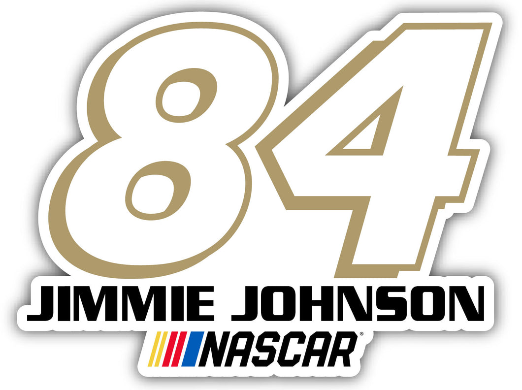 #84 Jimmie Johnson  4-Inch Number Laser Cut Decal