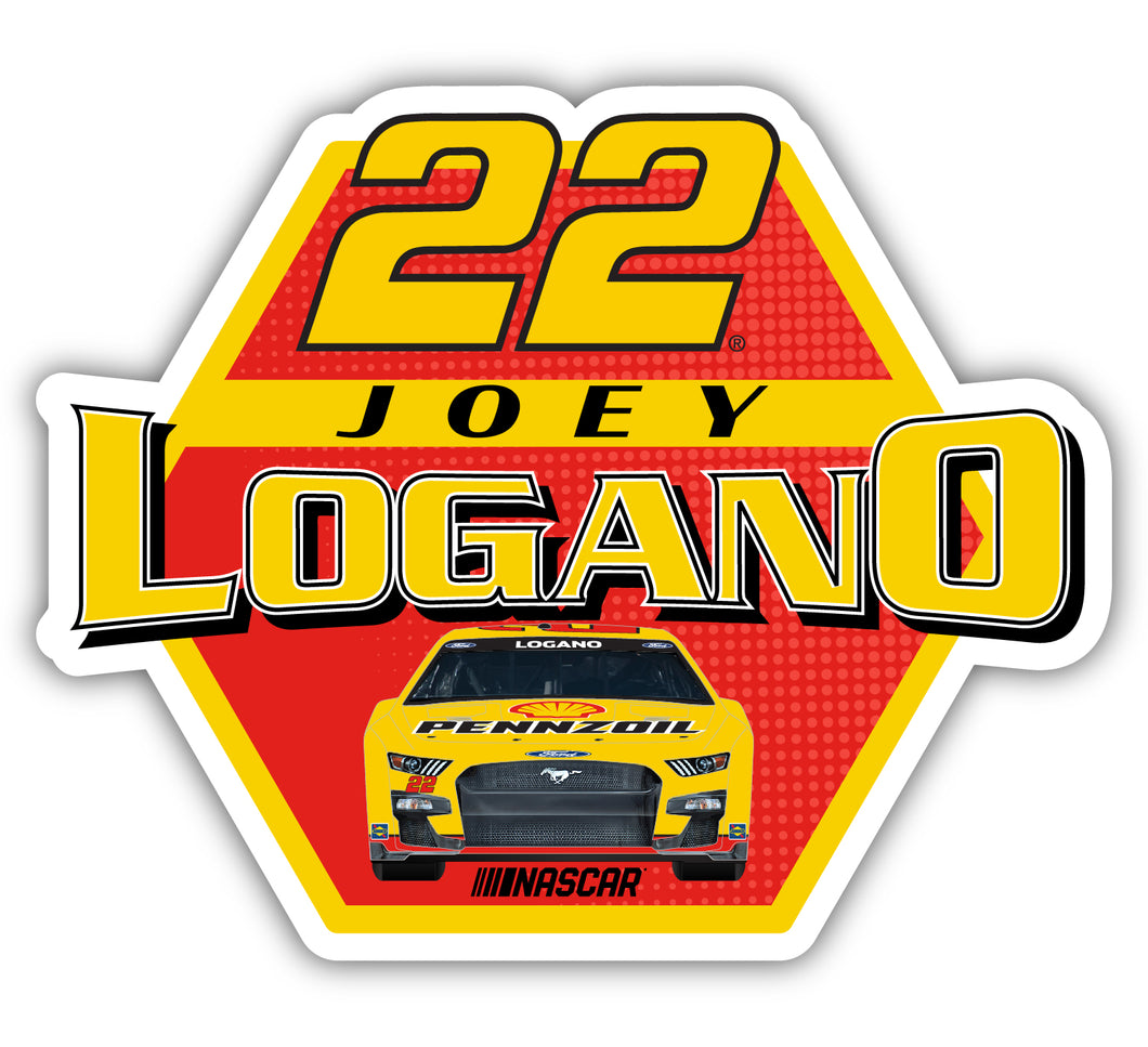 Nascar #22 Joey Logano 4-Inch Vinyl Decal Sticker New for 2022