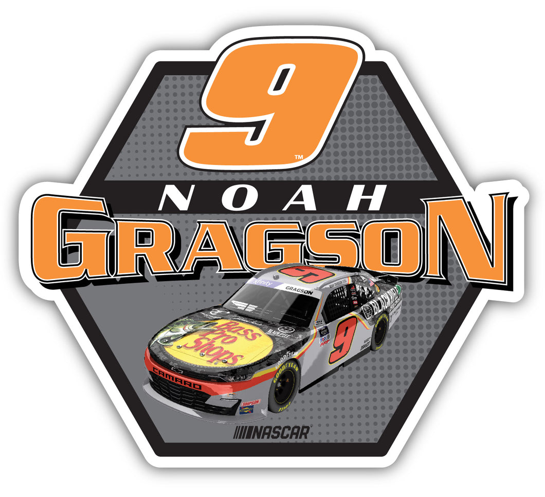 Nascar #9 Noah Gragson 4-Inch Vinyl Decal Sticker