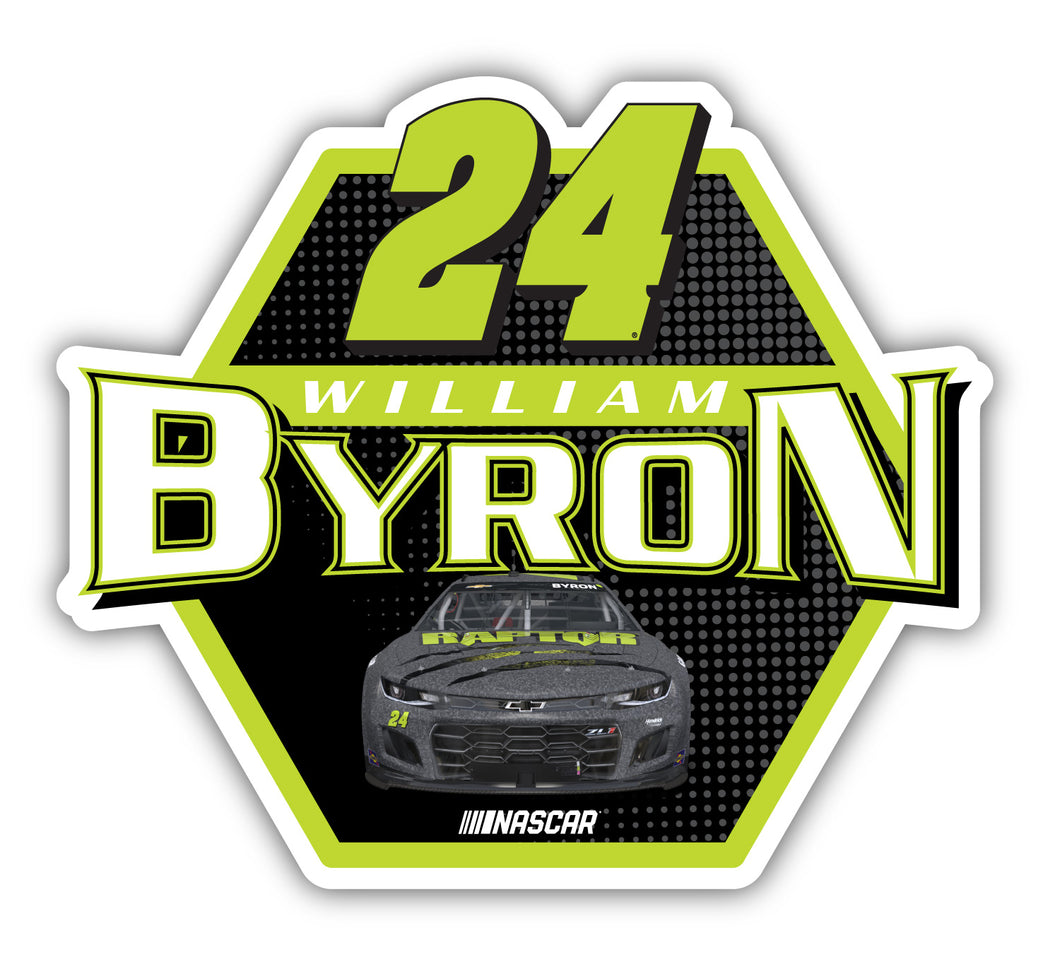 Nascar #24 William Byron 4-Inch Vinyl Decal Sticker