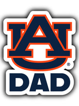 Load image into Gallery viewer, Auburn Tigers 4-Inch Proud Dad NCAA - Durable School Spirit Vinyl Decal Perfect Gift for Dad
