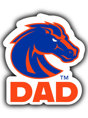 Boise State Broncos 4-Inch Proud Dad NCAA - Durable School Spirit Vinyl Decal Perfect Gift for Dad