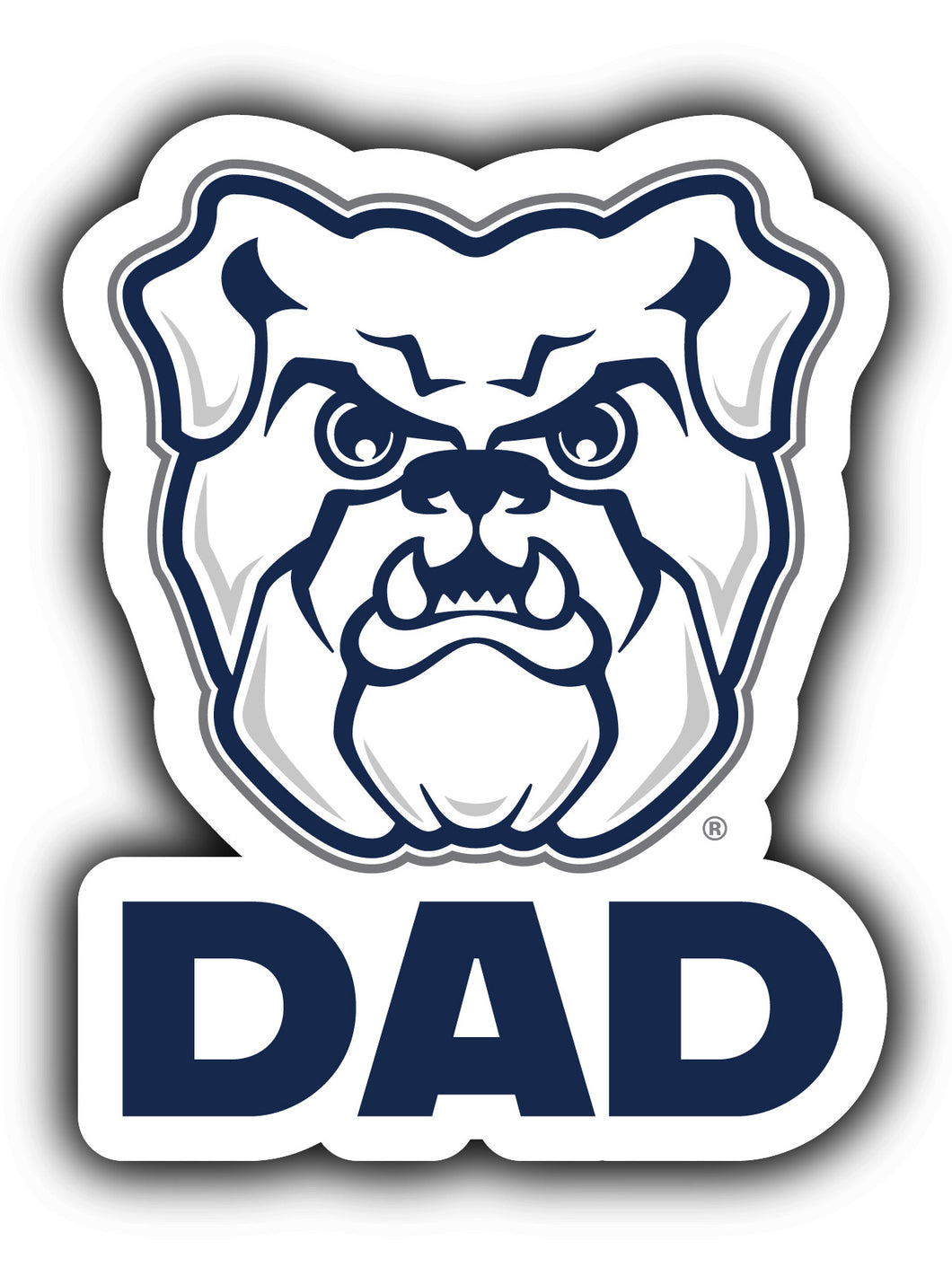 Butler Bulldogs 4-Inch Proud Dad NCAA - Durable School Spirit Vinyl Decal Perfect Gift for Dad