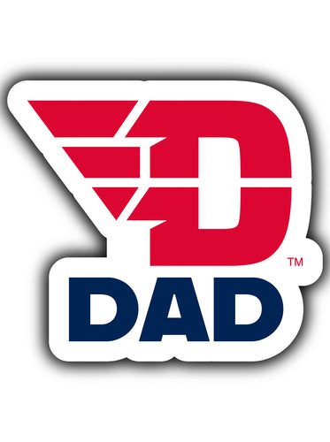 Dayton Flyers 4-Inch Proud Dad NCAA - Durable School Spirit Vinyl Decal Perfect Gift for Dad