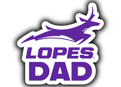 Grand Canyon University Lopes 4-Inch Proud Dad NCAA - Durable School Spirit Vinyl Decal Perfect Gift for Dad