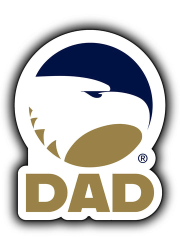 Georgia Southern Eagles 4-Inch Proud Dad NCAA - Durable School Spirit Vinyl Decal Perfect Gift for Dad
