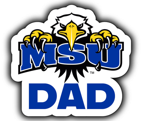 Morehead State University 4-Inch Proud Dad NCAA - Durable School Spirit Vinyl Decal Perfect Gift for Dad