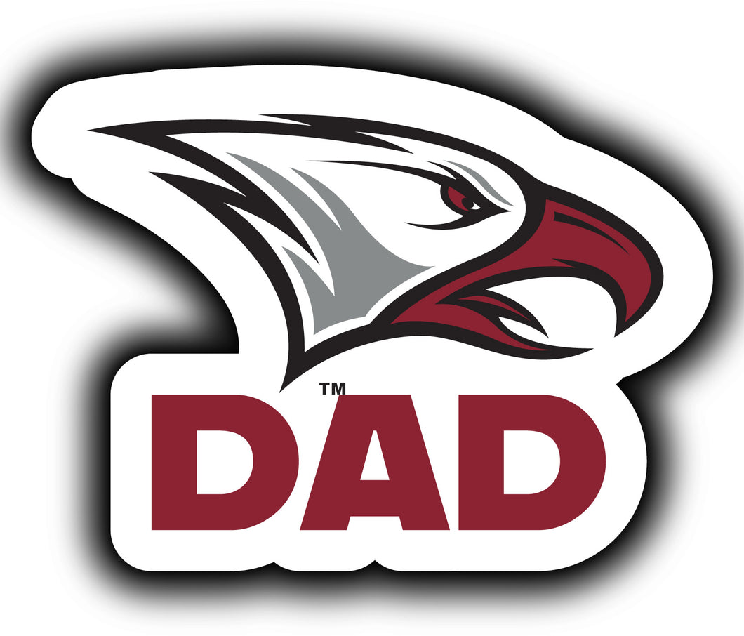 North Carolina Central Eagles 4-Inch Proud Dad NCAA - Durable School Spirit Vinyl Decal Perfect Gift for Dad