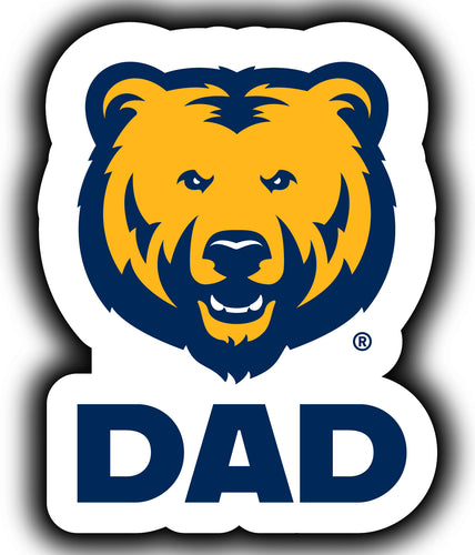 Northern Colorado Bears 4-Inch Proud Dad NCAA - Durable School Spirit Vinyl Decal Perfect Gift for Dad