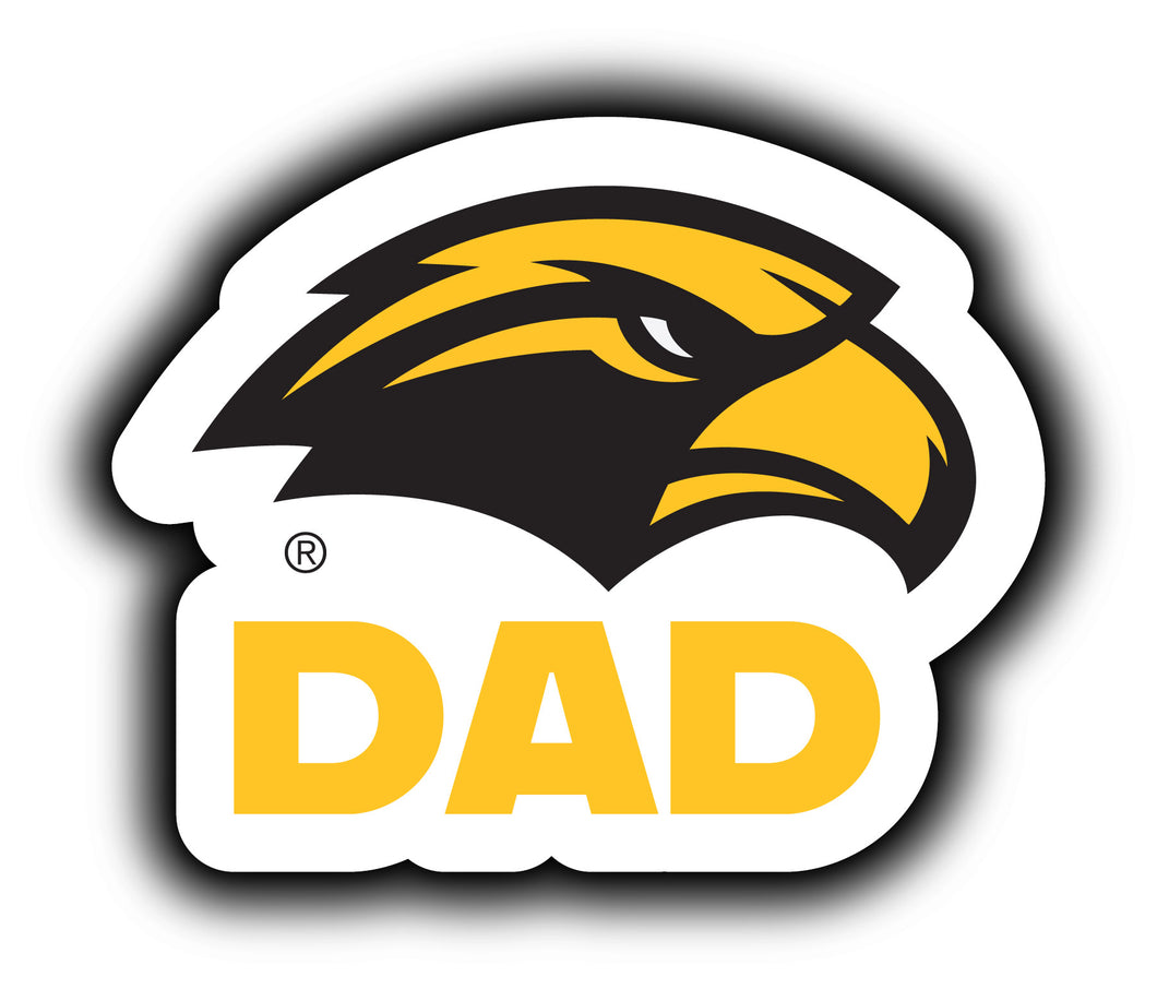 Southern Mississippi Golden Eagles 4-Inch Proud Dad NCAA - Durable School Spirit Vinyl Decal Perfect Gift for Dad