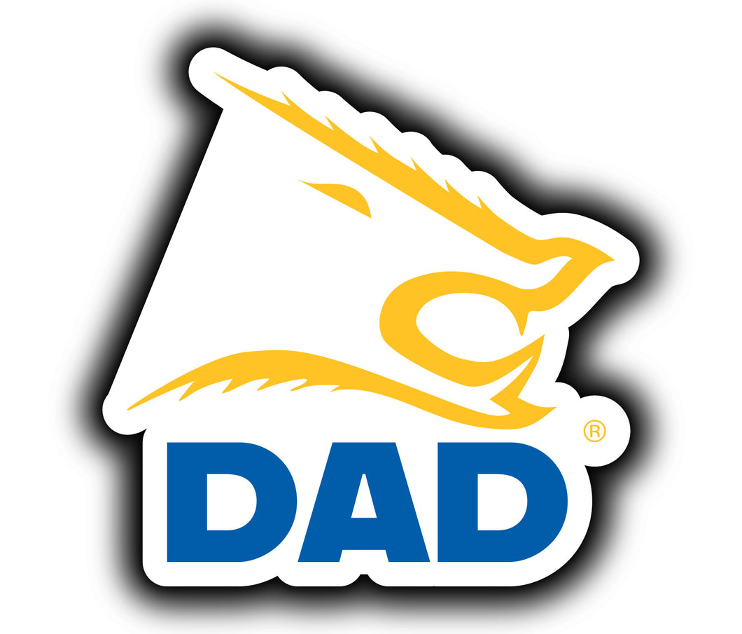 Texas A&M Kingsville Javelinas 4-Inch Proud Dad NCAA - Durable School Spirit Vinyl Decal Perfect Gift for Dad