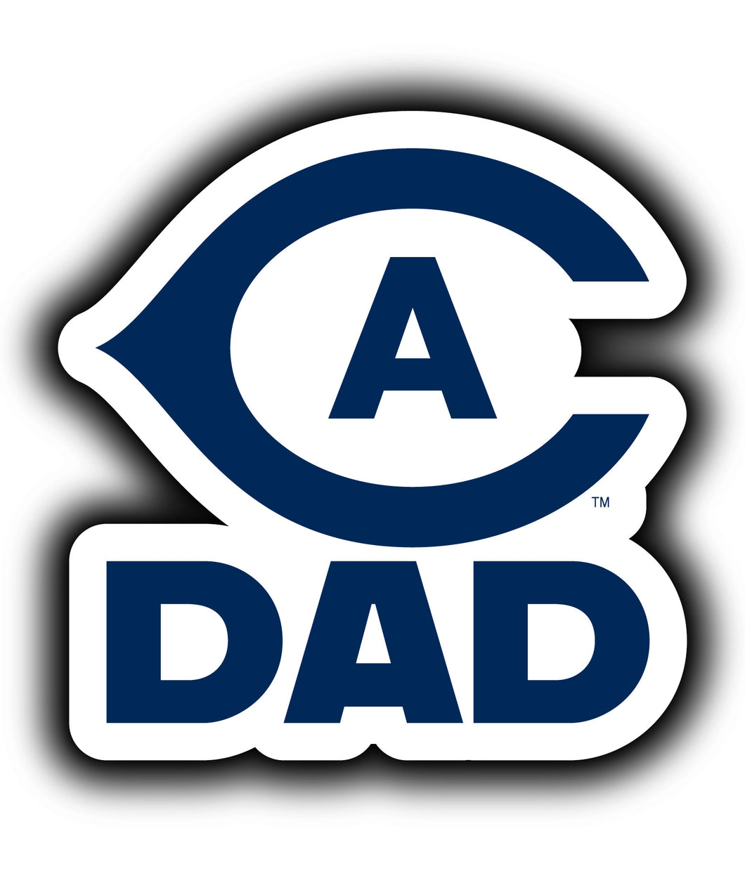 UC Davis Aggies 4-Inch Proud Dad NCAA - Durable School Spirit Vinyl Decal Perfect Gift for Dad