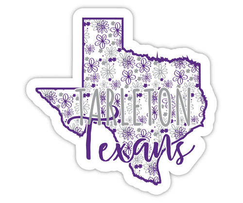 Tarleton State University 2-Inch on one of its sides Floral Design NCAA Floral Love Vinyl Sticker - Blossoming School Spirit Decal Sticker