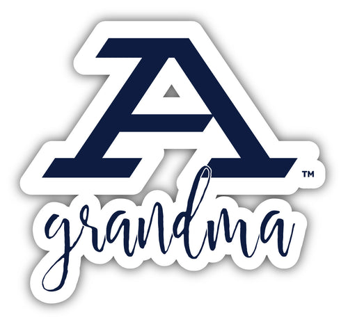 Akron Zips 4-Inch Proud Grandma NCAA - Durable School Spirit Vinyl Decal Perfect Gift for Grandma