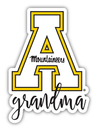 Appalachian State 4-Inch Proud Grandma NCAA - Durable School Spirit Vinyl Decal Perfect Gift for Grandma