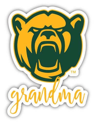 Baylor Bears 4-Inch Proud Grandma NCAA - Durable School Spirit Vinyl Decal Perfect Gift for Grandma
