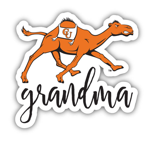 Campbell University Fighting Camels 4-Inch Proud Grandma NCAA - Durable School Spirit Vinyl Decal Perfect Gift for Grandma