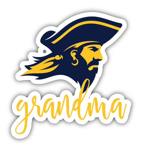 East Tennessee State University Proud Grandma 4-Inch NCAA High-Definition Magnet - Versatile Metallic Surface Adornment