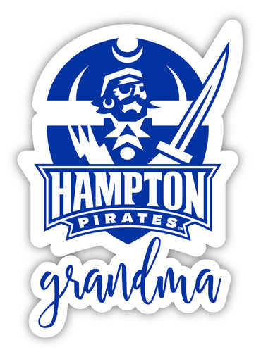 Hampton University Proud Grandma 4-Inch NCAA High-Definition Magnet - Versatile Metallic Surface Adornment