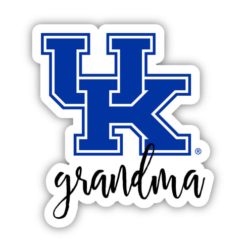 Kentucky Wildcats 4-Inch Proud Grandma NCAA - Durable School Spirit Vinyl Decal Perfect Gift for Grandma