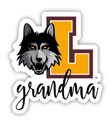 Loyola University Ramblers Proud Grandma 4-Inch NCAA High-Definition Magnet - Versatile Metallic Surface Adornment