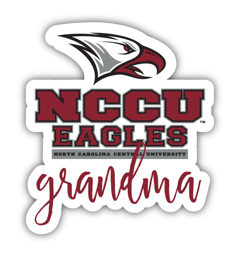 North Carolina Central Eagles Proud Grandma 4-Inch NCAA High-Definition Magnet - Versatile Metallic Surface Adornment