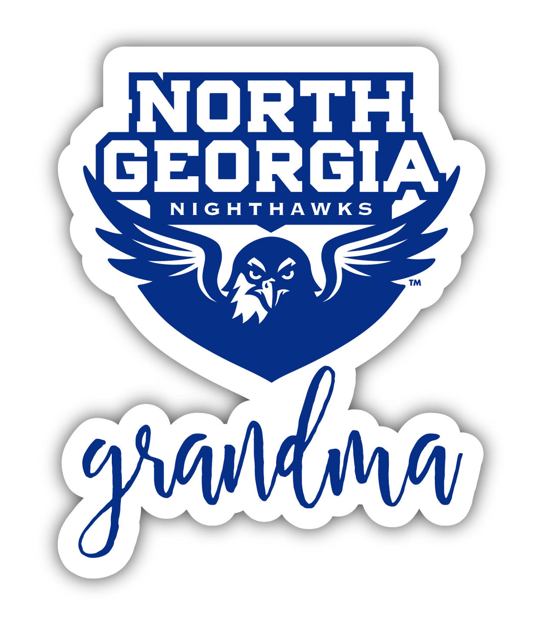 North Georgia Nighhawks 4-Inch Proud Grandma NCAA - Durable School Spirit Vinyl Decal Perfect Gift for Grandma
