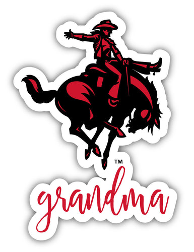 Northwestern Oklahoma State University 4-Inch Proud Grandma NCAA - Durable School Spirit Vinyl Decal Perfect Gift for Grandma
