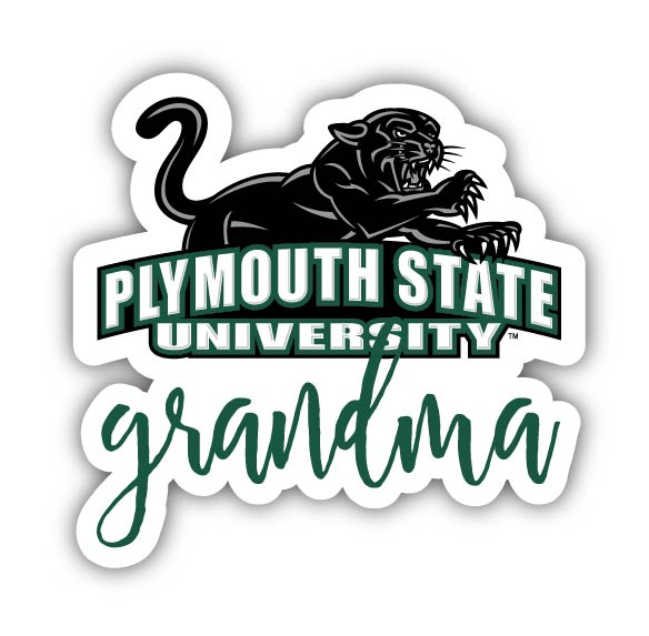 Plymouth State University 4-Inch Proud Grandma NCAA - Durable School Spirit Vinyl Decal Perfect Gift for Grandma